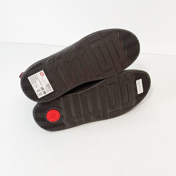 FitFlop NWB Sz 8 F-Mode Plummy Leather Flatform Chelsea Bootie - Picture 6 of 11